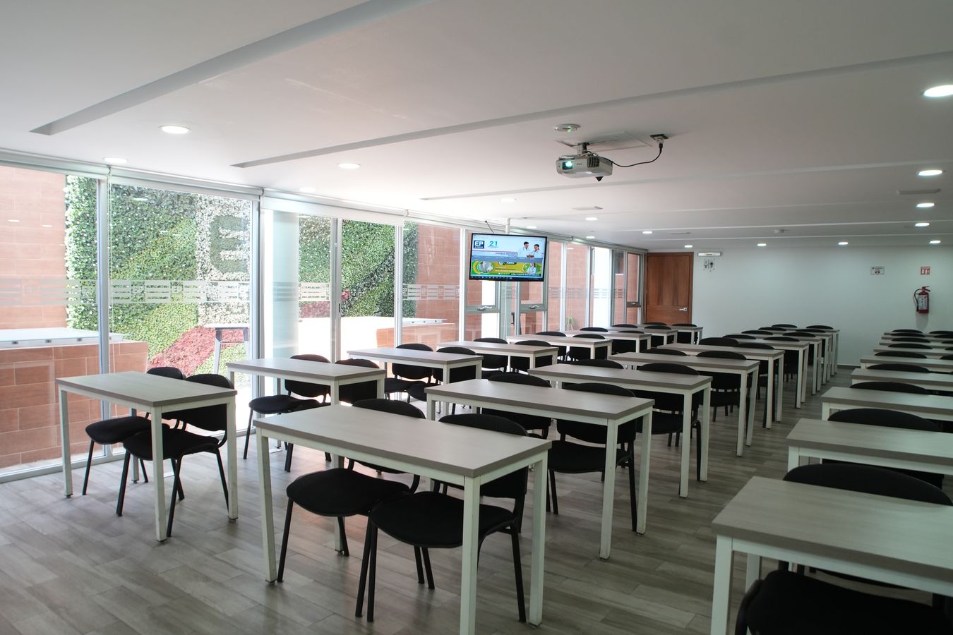 Aula con proyector